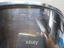 Rena Ware Cookware 12 Qt Stockpot Multi-Ply Stainless Dutch Oven Frying Pan Lid