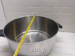 Rena Ware Cookware 12 Qt Stockpot Multi-Ply Stainless Dutch Oven Frying Pan Lid