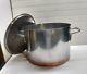 Revere Ware 16 Qt Stockpot Institutional 5000 Copper Stainless Dutch Oven & Lid