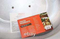 Roaster Dutch Oven IMUSA Cast Iron 19 qt 18 Liter w Lid and Trivet Brand New EXC