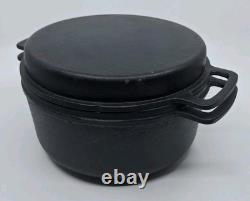 Robert Welch Victor Cast Iron Dutch Oven Pot With Lid Made In England Rare 5x8