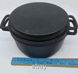 Robert Welch Victor Cast Iron Dutch Oven Pot With Lid Made In England Rare 5x8