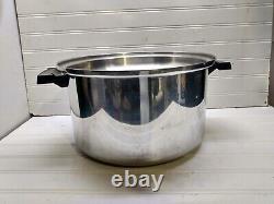 Royal Queen 12 Qt Stockpot Multi-Core 5-Ply Stainless Dutch Oven Frying Pan Lid