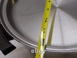 Royal Queen 12 Qt Stockpot Multi-Core 5-Ply Stainless Dutch Oven Frying Pan Lid