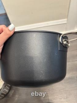 SCANPAN TechnIQ Nonstick Dutch Oven with Pasta Strainer No Lid NEW