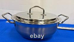 SILGA MILANO TEKNIKA 18/10 SS 12 STOCKPOT DUTCH OVEN WithMULTICORE BASE &LID DS43