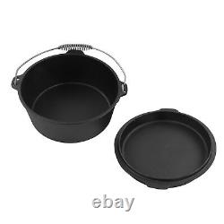 SPG Dutch Oven Cast Iron Dutch Oven With Lid For Outdoor Cooking