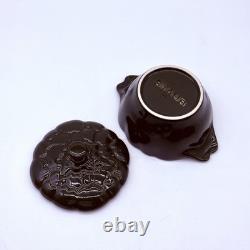 STAUB Artichoke Cocotte 0.5 Qt Burnt Orange Ceramic Mini Dutch Oven