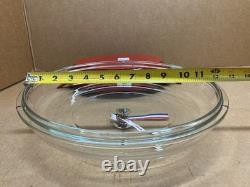 STAUB Cast Iron 3.5 qt Braiser with Glass Lid Dutch Oven Cherry