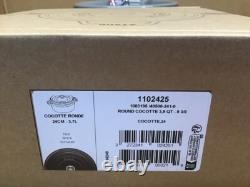 STAUB Cast Iron Dutch Oven 4-qt Round Dutch Oven Matte Black