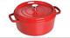 Staub Cast Iron Dutch Oven 5.5-qt Round Cocotte, Made In France, Cherry