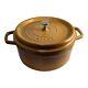 Staub La Cocotte Cast Iron Dutch Oven #26 Mustard Yellow 10 1/4 Inch France