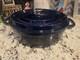 Staub La Cocotte Enameled Cast Iron Oval Dutch Oven #29 11 3/8 Blue