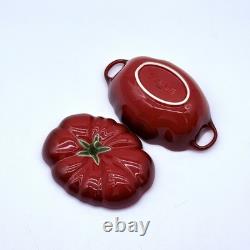 STAUB Tomato Cocotte 0.5 Qt Burnt Orange Ceramic Mini Dutch Oven