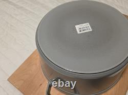 STAUD Cast Iron 13.25 qt, Round, Dutch Oven, Gray