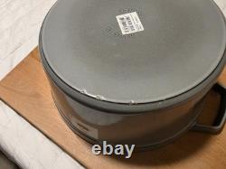STAUD Cast Iron 13.25 qt, Round, Dutch Oven, Gray