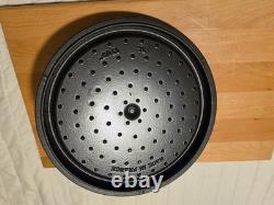 STAUD Cast Iron 13.25 qt, Round, Dutch Oven, Gray