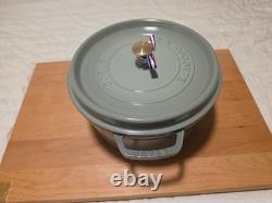 STAUD Cast Iron 7 qt, Round, Dutch Oven, Eucalyptus
