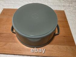 STAUD Cast Iron 7 qt, Round, Dutch Oven, Eucalyptus