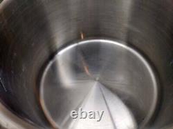 Saladmaster 12 Qt Stockpot Surgical T-304 Stainless Dutch Oven Fry Saute Pan Lid