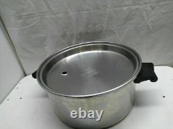 Saladmaster 7Qt Dutch Oven T-304 Surgical Stainless Stockpot Fry Saute Pan Lid