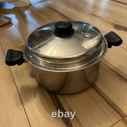 Saladmaster Stockpot 7Qt T304-316 Surgical Steel Dutch Oven Roaster Pan & Lid