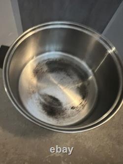 Saladmaster Stockpot Surgical T304S Stainless Dutch Oven Fry Saute Pan Vent Lid