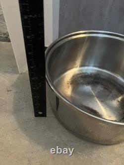 Saladmaster Stockpot Surgical T304S Stainless Dutch Oven Fry Saute Pan Vent Lid