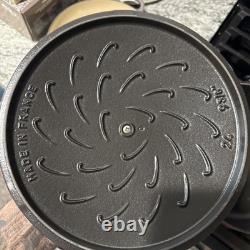 Staub 24 Red 4 Quart Dutch Oven 9 3/8 Lid New! Beautiful