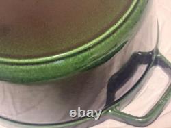 Staub Cast Iron 4-qt, Round, Dutch Oven, Basil