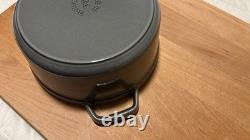 Staub Cast Iron 4 qt, Round, Dutch Oven, Graphite Grey
