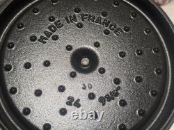 Staub Cast Iron 4 qt, Round, Dutch Oven, Grenadine