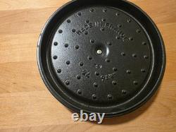Staub Cast Iron 4 qt, Round, Dutch Oven, Pink