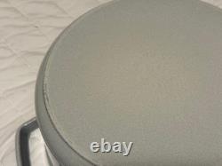 Staub Cast Iron 4 qt, Round, Dutch Oven, White Truffle