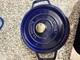 Staub Cast Iron 5.5 Qt, Round, Dutch Oven Blue