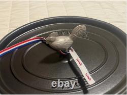 Staub Cast Iron 5.75 qt, Oval, Coq Au Vin Dutch Oven, Black Matte