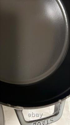 Staub Cast Iron, 5 qt, Round, dutch oven, 3-pc Stackable Set