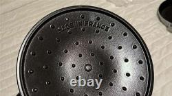 Staub Cast Iron, 5 qt, Round, dutch oven, 3-pc Stackable Set