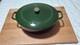 Staub Cast Iron 6.25 Qt, Wide Oval Dutch Oven, Basil