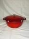 Staub Cast Iron 6.25qt Shallow Oval Dutch Oven Cherry Red