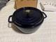 Staub Cast Iron 6.33 Qt, Round, Dutch Oven, Dark Blue