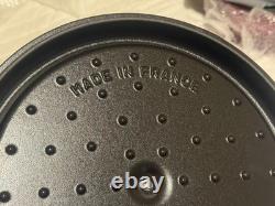 Staub Cast Iron 7 qt, Round, Dutch Oven, Black Matte