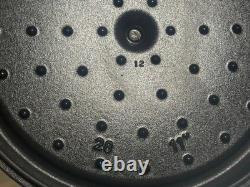Staub Cast Iron 7 qt, Round, Dutch Oven, Dark Blue