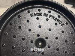 Staub Cast Iron 7 qt, Round, Dutch Oven, Eucalyptus Authentic