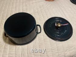 Staub Cast Iron 7 qt, Round, Dutch Oven, La Mer