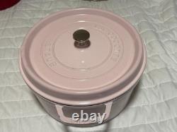 Staub Cast Iron 7 qt, Round, Dutch Oven, Pink