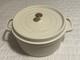 Staub Cast Iron 7 Qt, Round, Dutch Oven, White Matte