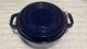 Staub Cast Iron 7qt, Round, Dutch Oven, Grill -dark Blue