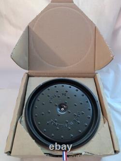 Staub Cast Iron Dutch Oven 5-qt Tall Cocotte (Cracked Handle)