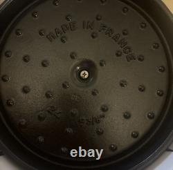 Staub Cast Iron Round Cocotte Dutch Oven Made In France